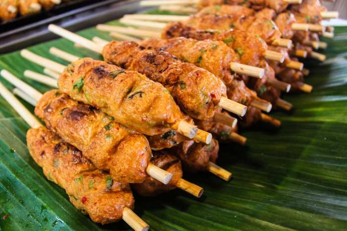 Thai food street bangkok kebab tasty eat most thailand skewers places restaurant hd foods go cuisine bbq wallpaper kids some